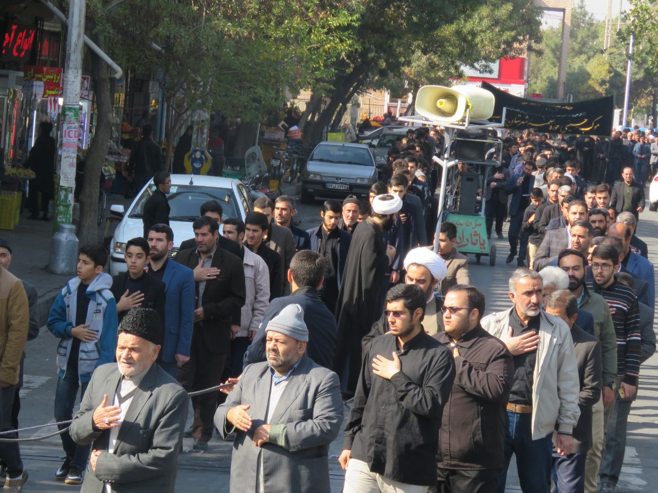 سوگواری مردم بناب در سالروز شهادت امام حسن عسکری علیه السلام