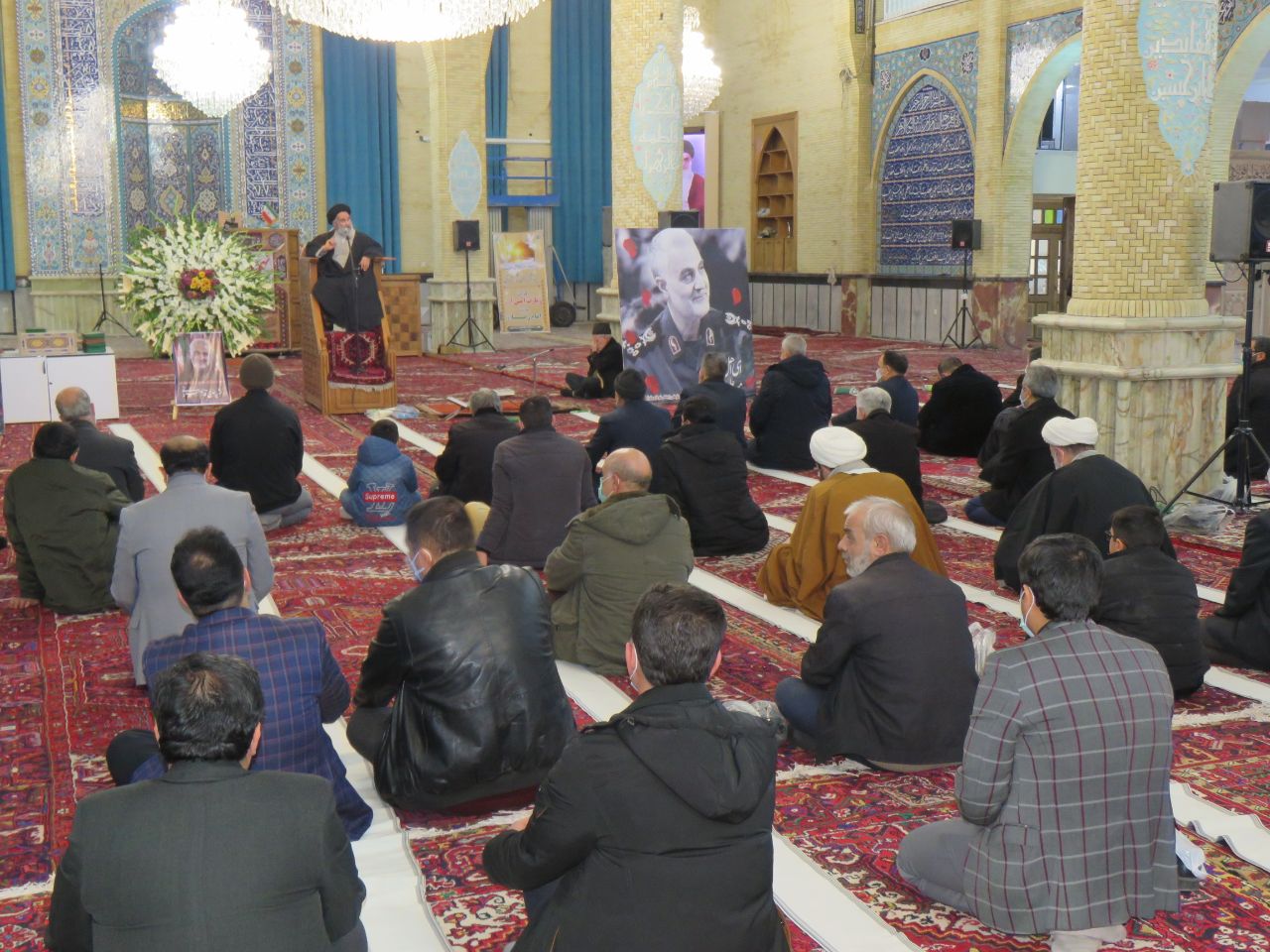 مراسم بزرگداشت دومین سالگرد شهادت سردار شهید سپهبد حاج قاسم سلیمانی در بناب برگزار شد