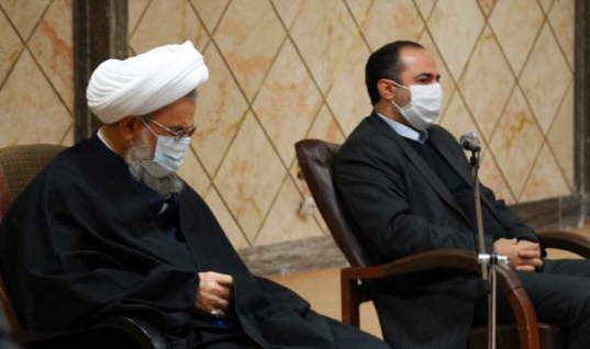 دیدار فرماندار و اعضای شورای اداری با امام جمعه شهرستان بناب به مناسبت دهه مبارک فجر
