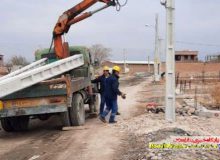 آغاز طرح بهسازی شبکه برق روستای قره چپق و آلقو