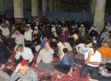 مراسم احیای شب قدر در بناب برگزار شد