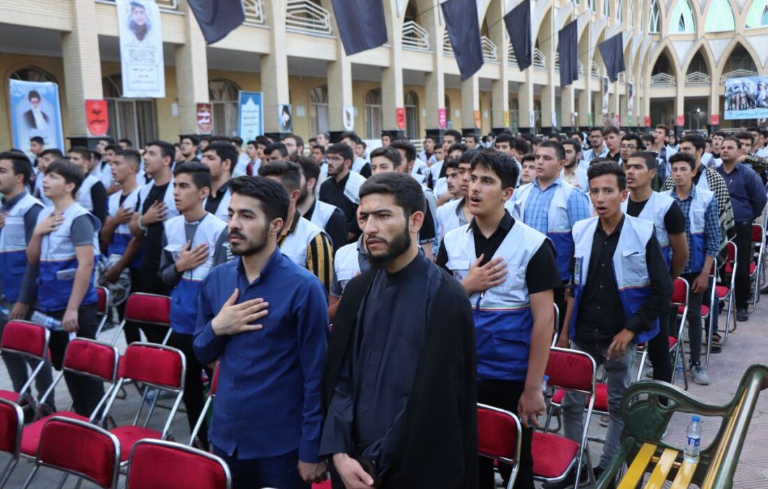آیین اختتامیه طرح یاوران ولایت آذربایجان شرقی در حوزه علمیه بناب برگزار شد