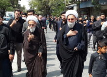 برپایی آیین‌های عزاداری رحلت پیامبر رحمت و امام حسن مجتبی در بناب