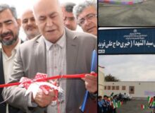 مدرسه ۶ کلاسه خیرساز «حاج علی قویدل» روستای دیزج پروانه به بهره برداری رسید