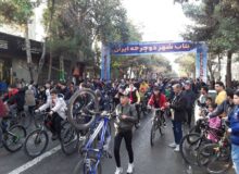 بیست و دومین همایش بزرگ “بناب شهر دوچرخه ایران” در شهرستان بناب برگزار شد