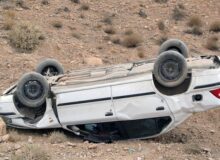 ده مصدوم در واژگونی سمند در محور بناب به سمت قره‌قشون    