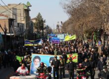 چهل و ششمین راهپیمایی ۲۲ بهمن در بناب برگزار شد