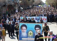 مراسم روز جهانی قدس با حضور پرشکوه مردم در بناب برگزار شد | تصاویر