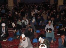 مراسم احیای شب بیست و سوم رمضان در نقاط مختلف شهرستان بناب برگزار شد