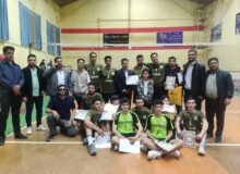 تیم فولاد ظفر بناب قهرمان مسابقات والیبال جام رمضان بناب شد