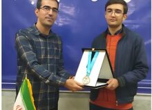 دانش آموز نخبه بنابی مدال‌های علمی خود را به مدرسه اهدا کرد