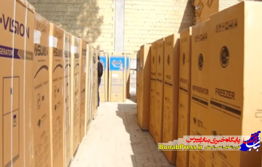 کشف انبار احتکار لوازم خانگی ۱۰ میلیارد تومانی در مراغه و بناب