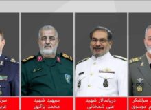 جمعی از فرماندهان نیروهای مسلح به فیض شهادت نائل آمدند