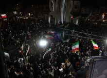 مردم ولایتمدار بناب در لحظه تحویل سال‌نو هم پای آرمان‌هایشان ایستادند